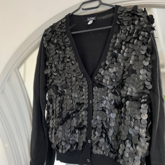 Armani Jeans black cardigan - Picture 3 of 5